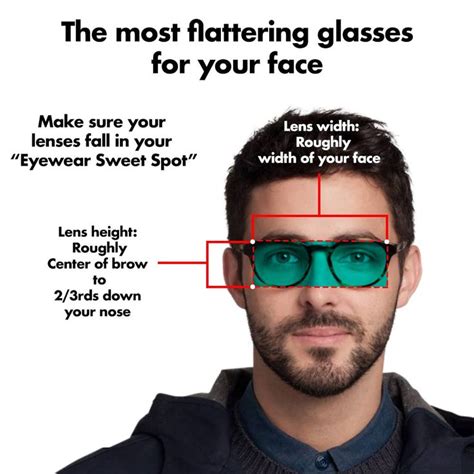 oblong face shape glasses male.